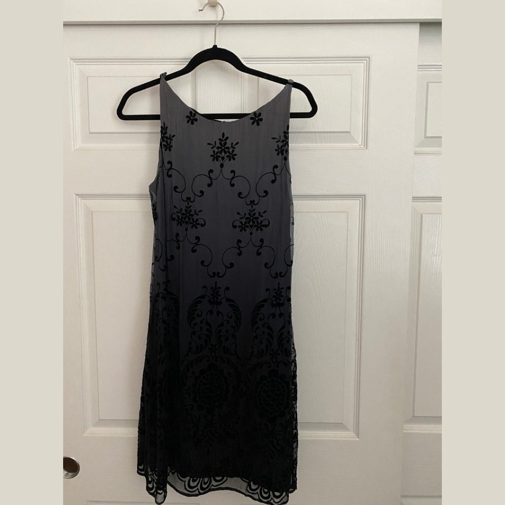 Vintage bebe Silk Dress sz 44